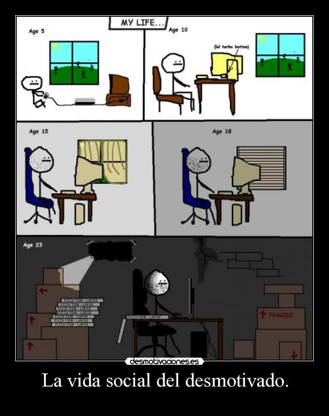 La vida social del desmotivado. - 