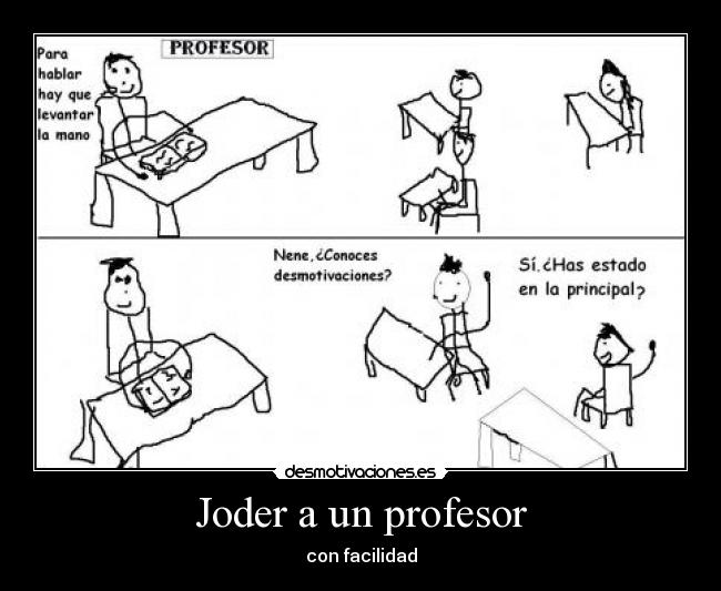 Joder a un profesor - 