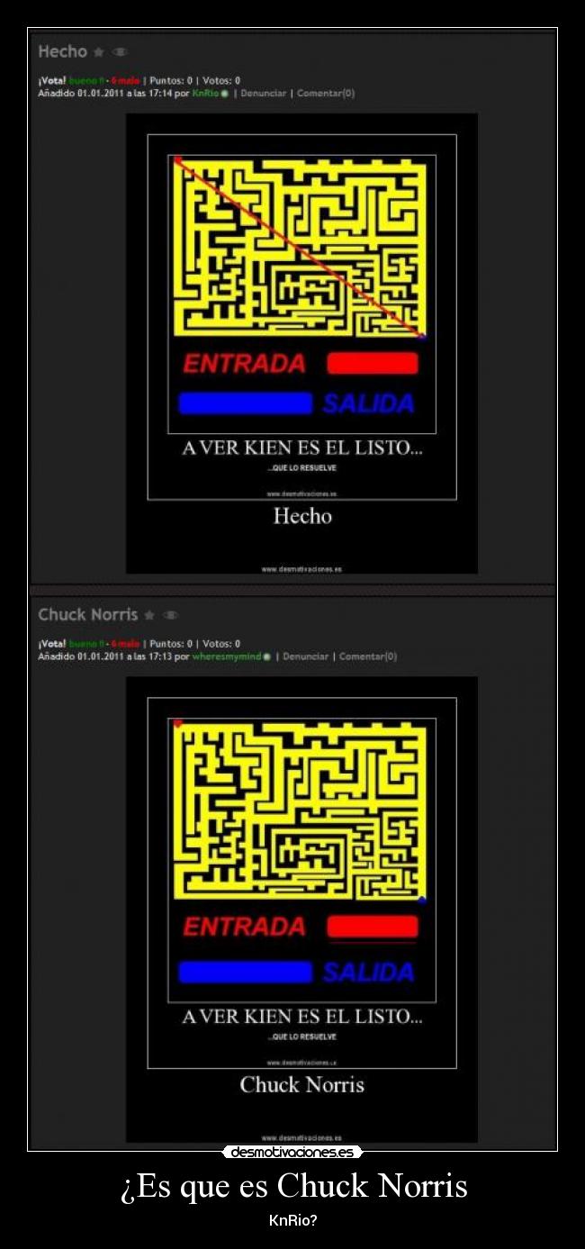 ¿Es que es Chuck Norris - KnRio?