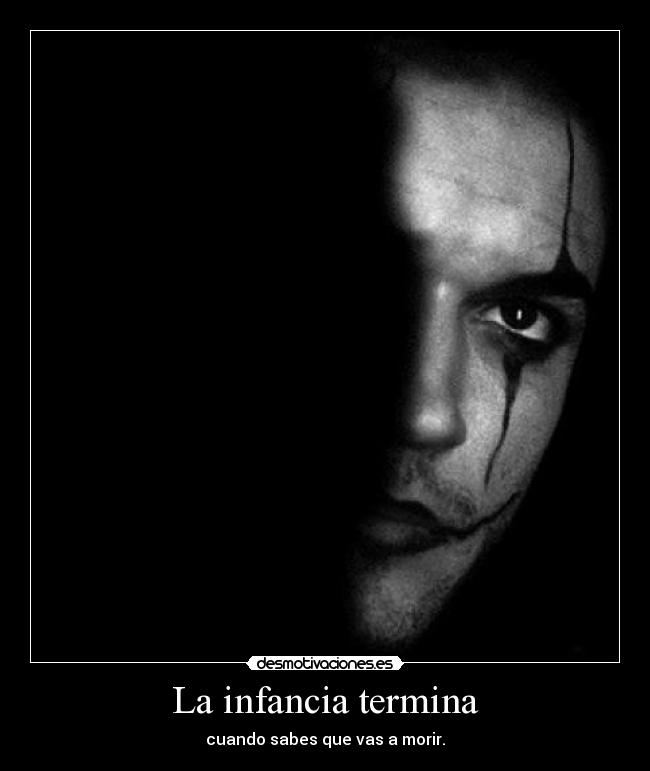 carteles infancia cuervo infancia desmotivaciones