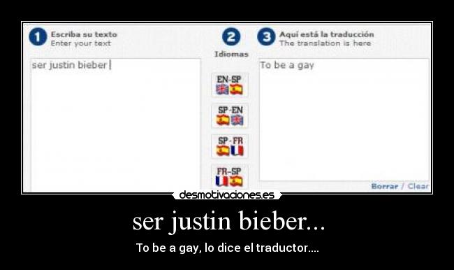 ser justin bieber... -