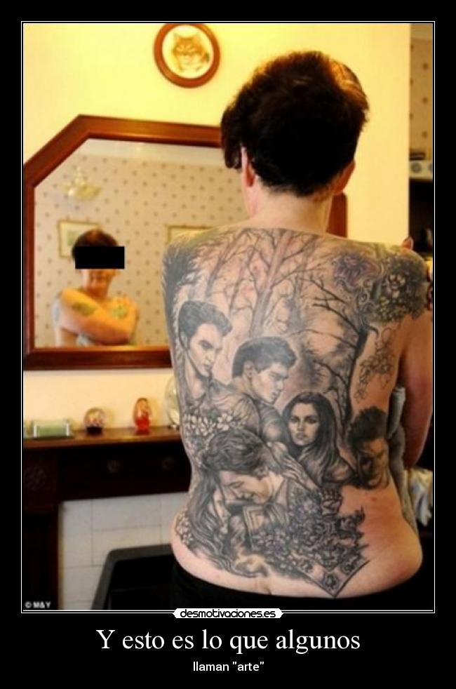 Y esto es lo que algunos - llaman arte