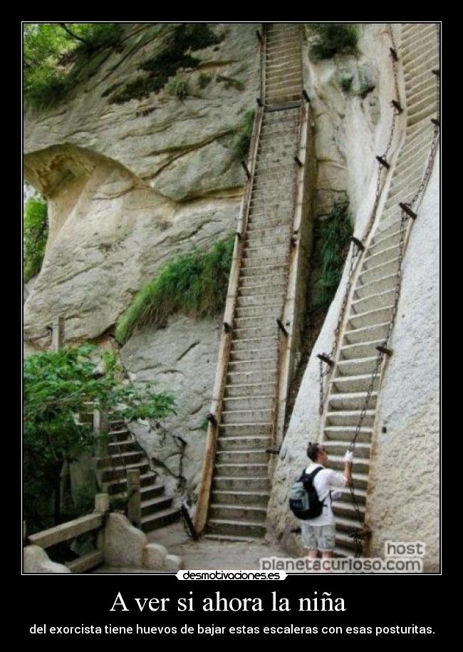 A ver si ahora la niña -