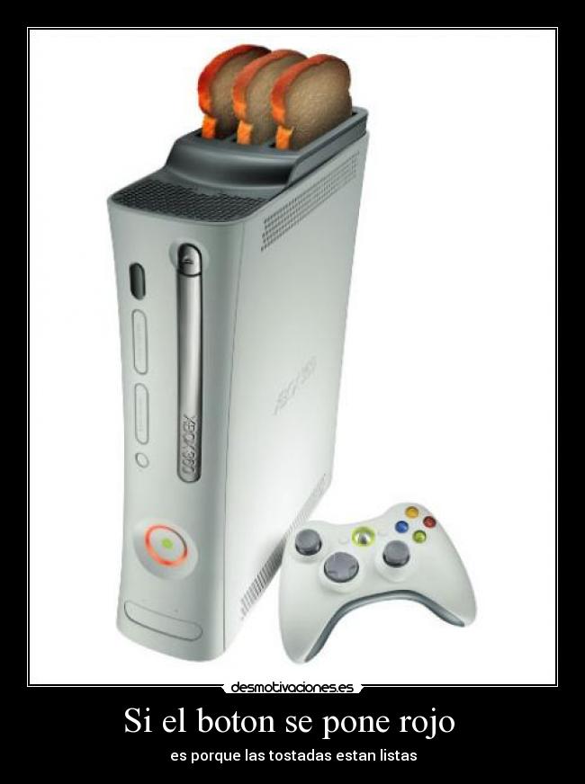 Si el boton se pone rojo - es porque las tostadas estan listas