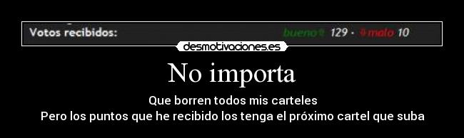 No importa - 
