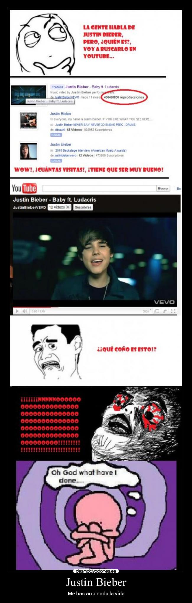 Justin Bieber - Me has arruinado la vida