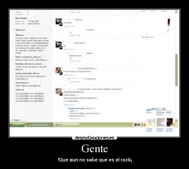 Gente - !Que aun no sabe que es el rock¡