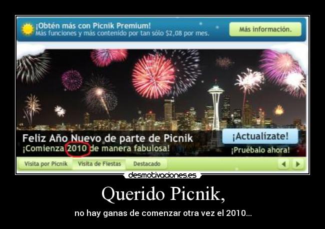 Querido Picnik, -