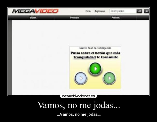 Vamos, no me jodas... - 