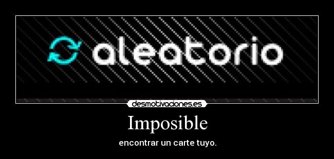 Imposible -