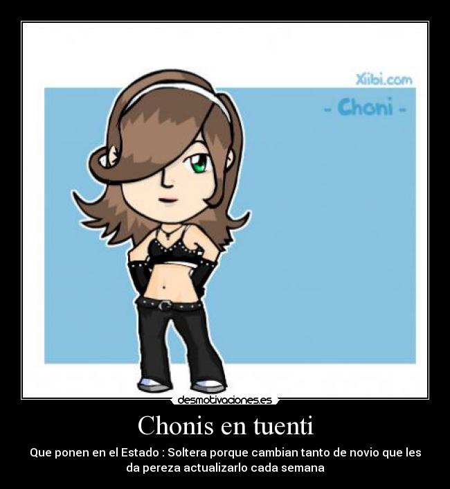 Chonis en tuenti -