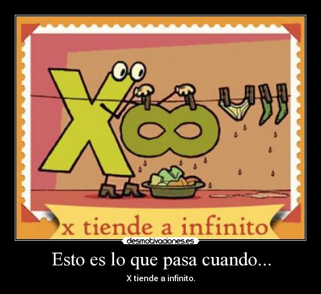 Esto es lo que pasa cuando... -