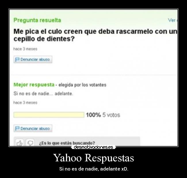 Yahoo Respuestas - 