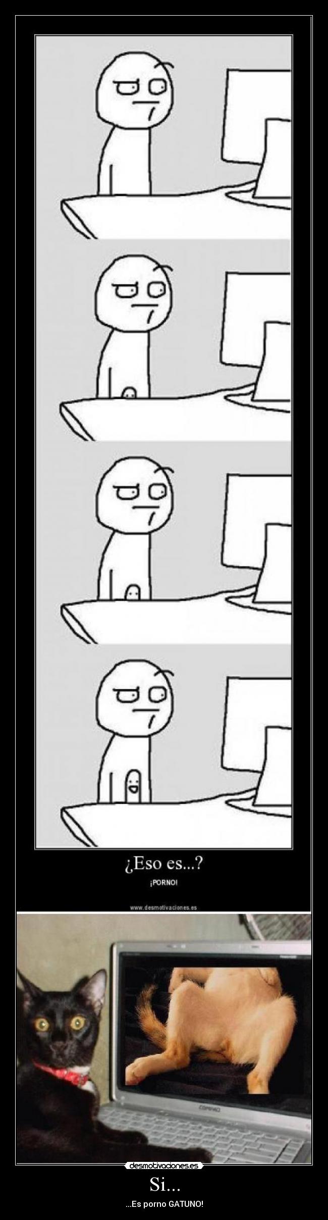 Si... - ...Es porno GATUNO!