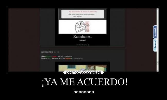 ¡YA ME ACUERDO! - haaaaaaa