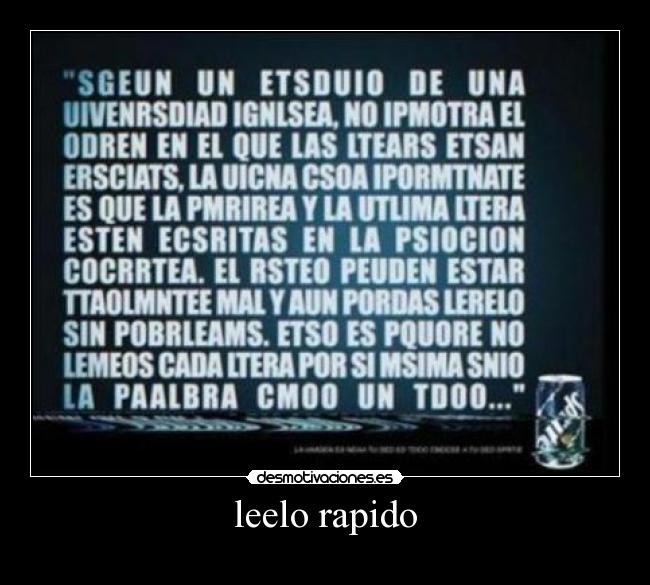 leelo rapido -
