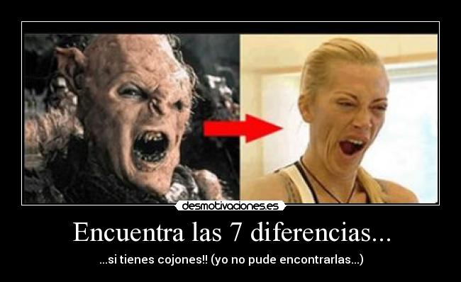 Encuentra las 7 diferencias... - 