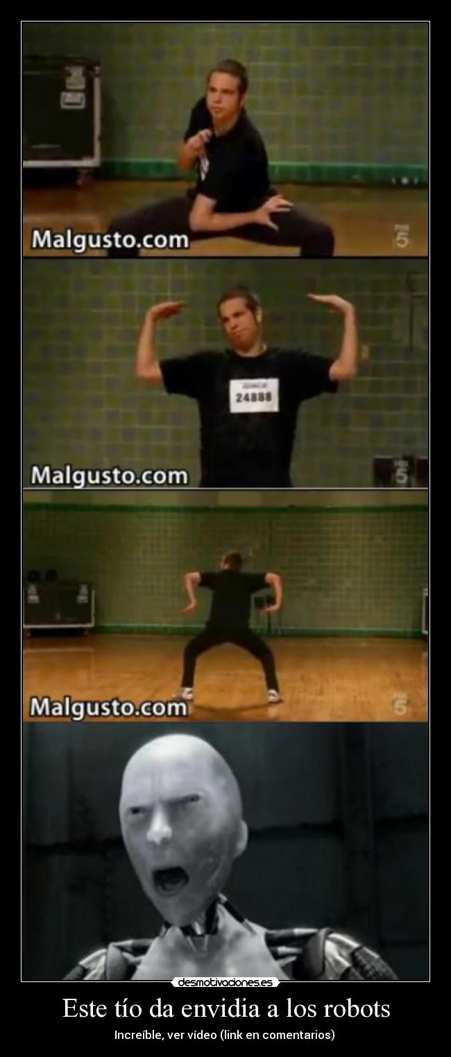 Este tío da envidia a los robots - Increíble, ver vídeo (link en comentarios) 