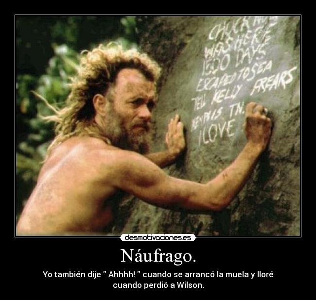 Náufrago. -