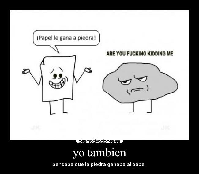 yo tambien -