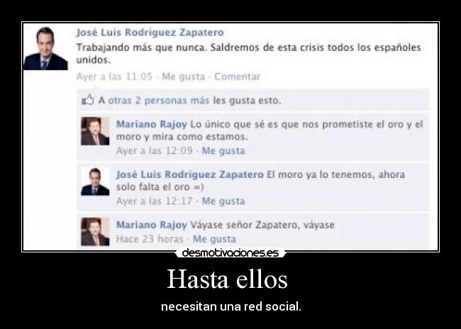 carteles zapatero rajoy facebook desmotivaciones