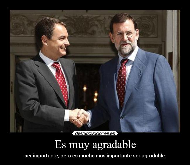 Es muy agradable - 
