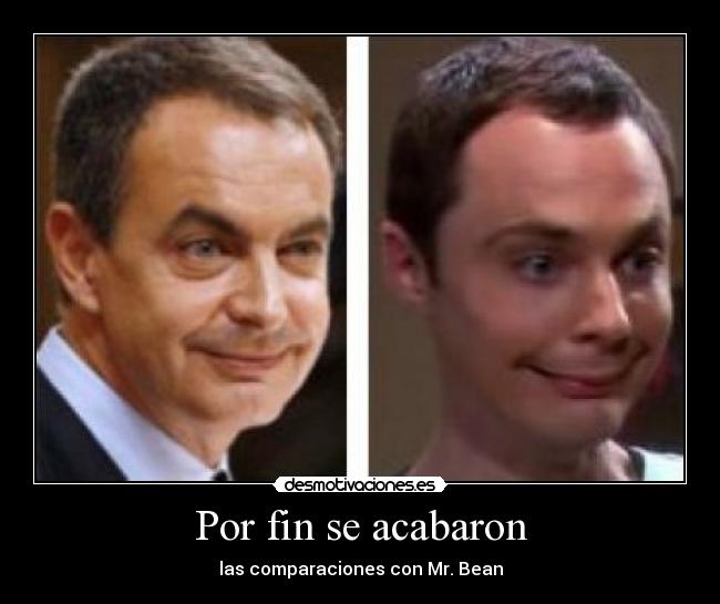 Por fin se acabaron - las comparaciones con Mr. Bean