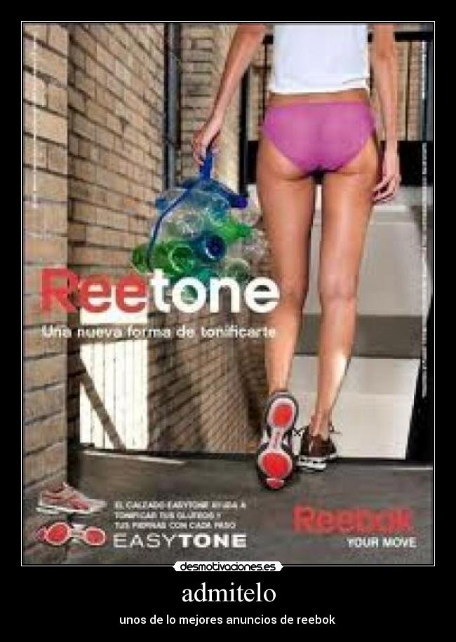 admitelo - unos de lo mejores anuncios de reebok