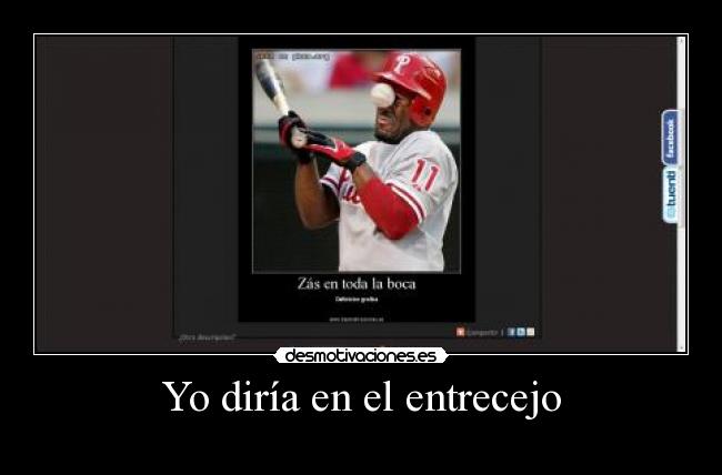 Yo diría en el entrecejo - 