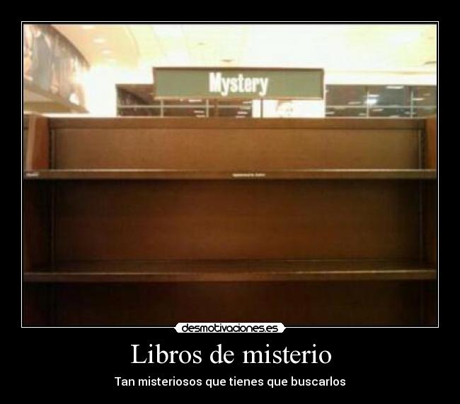 Libros de misterio -
