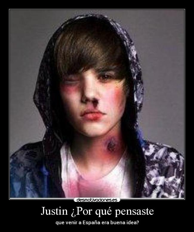 carteles justin bieber espana desmotivaciones