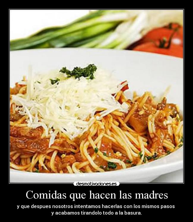 Comidas que hacen las madres - 