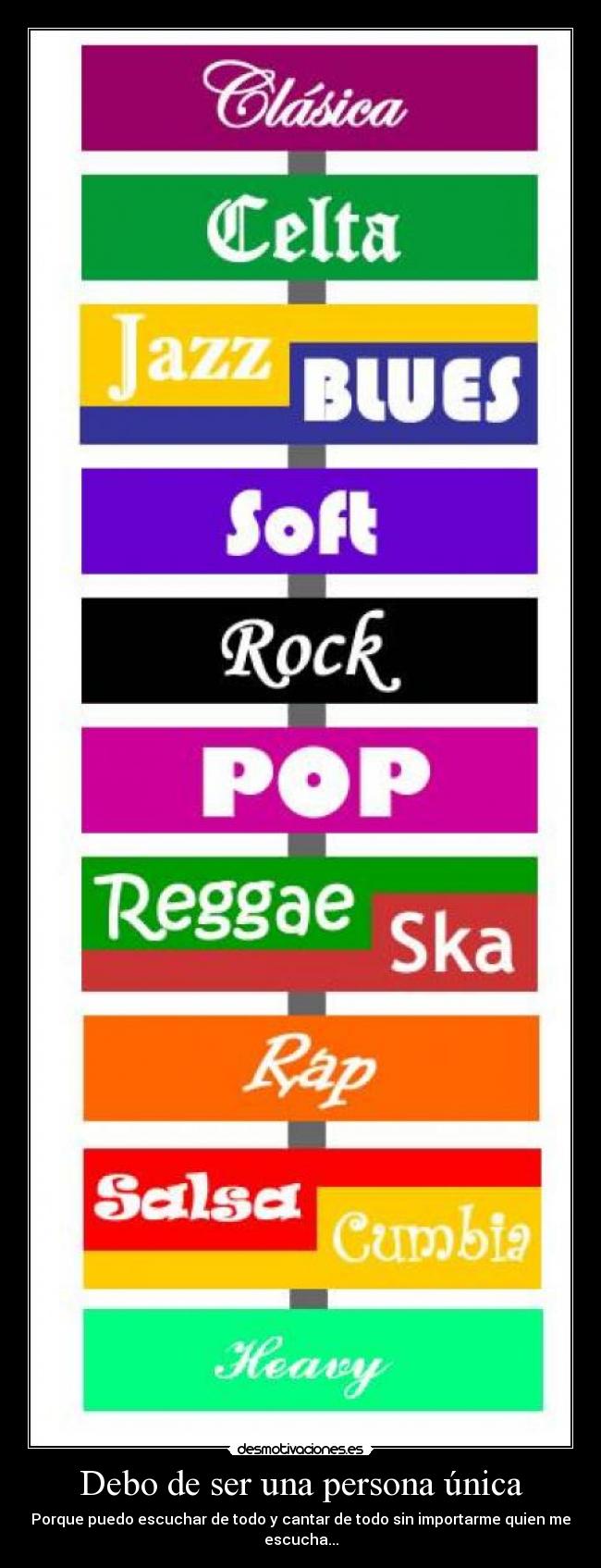 carteles musica desmotivaciones