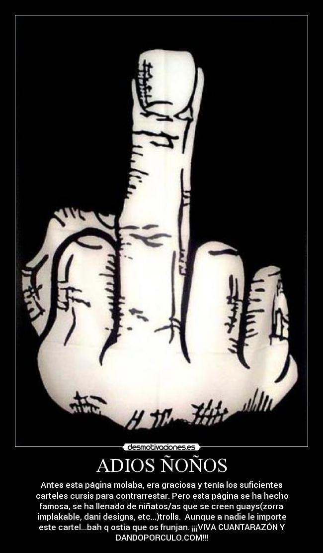 ADIOS ÑOÑOS - 