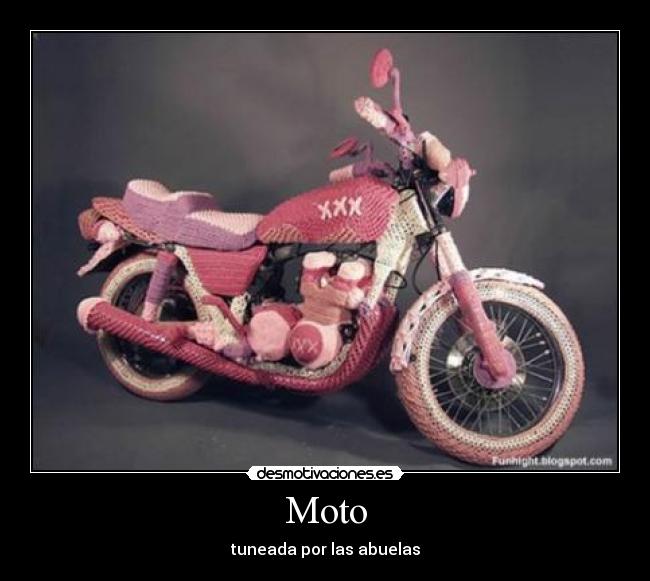 Moto - tuneada por las abuelas