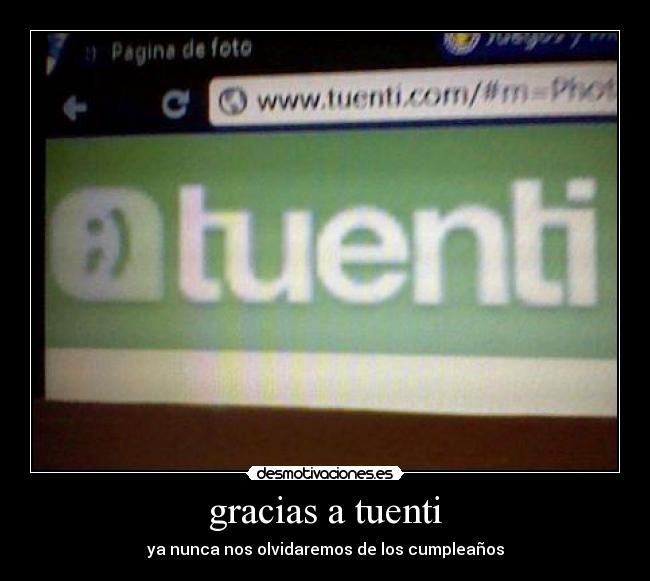 gracias a tuenti - 