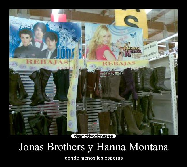 Jonas Brothers y Hanna Montana -