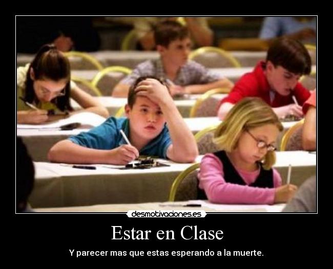 carteles estar clase desmotivaciones