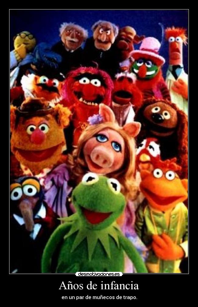 Años de infancia - en un par de muñecos de trapo.