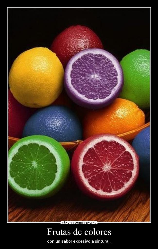 Frutas de colores - 