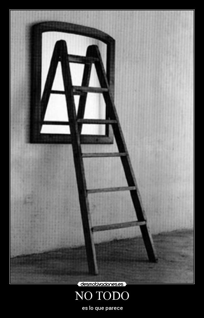 NO TODO - es lo que parece