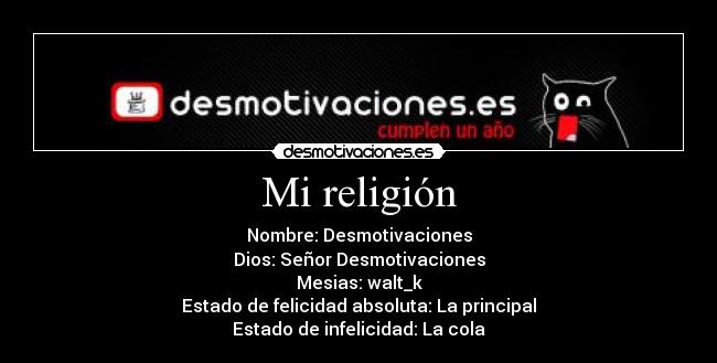 Mi religión - 