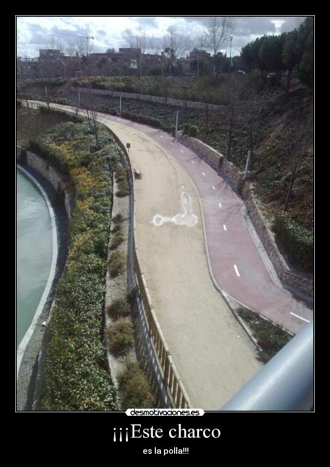 ¡¡¡Este charco - es la polla!!!