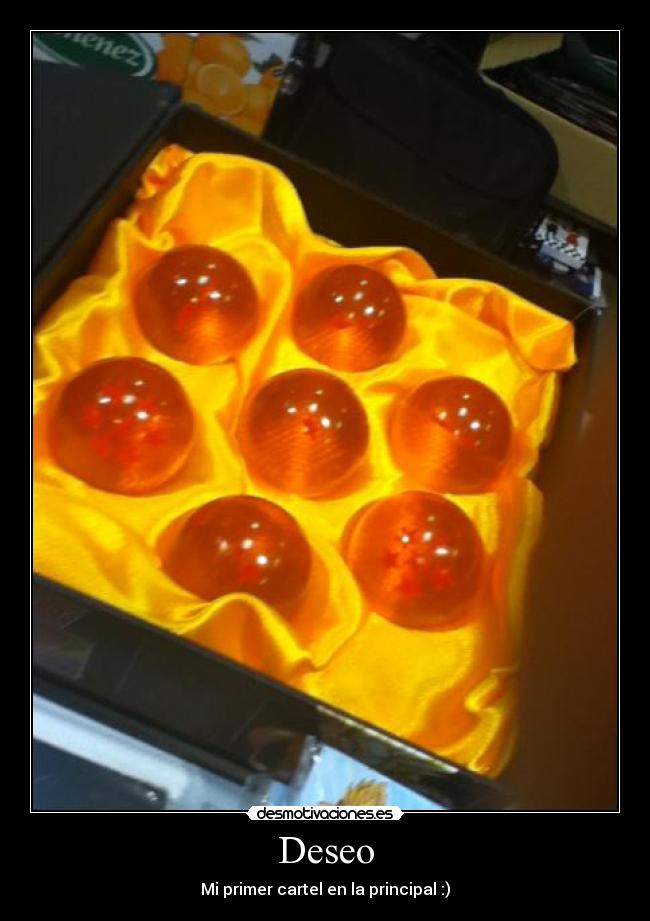 Deseo - Mi primer cartel en la principal :)
