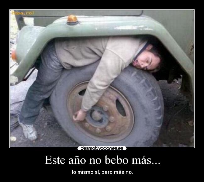 Este año no bebo más... -