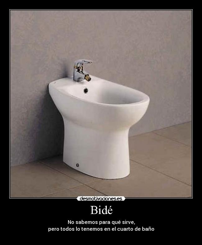 carteles bide bidet desmotivaciones