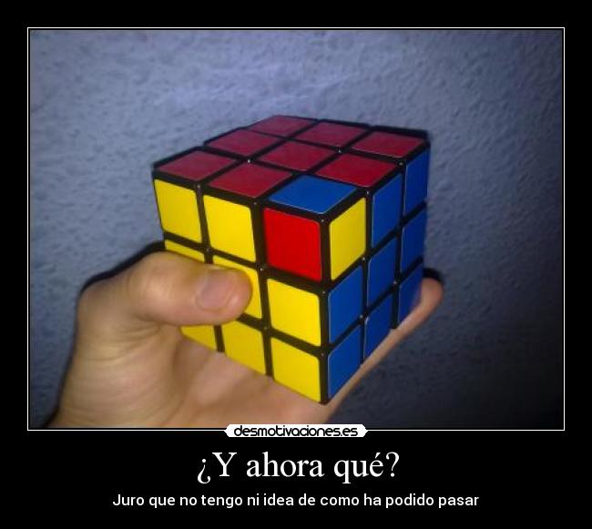 ¿Y ahora qué? -