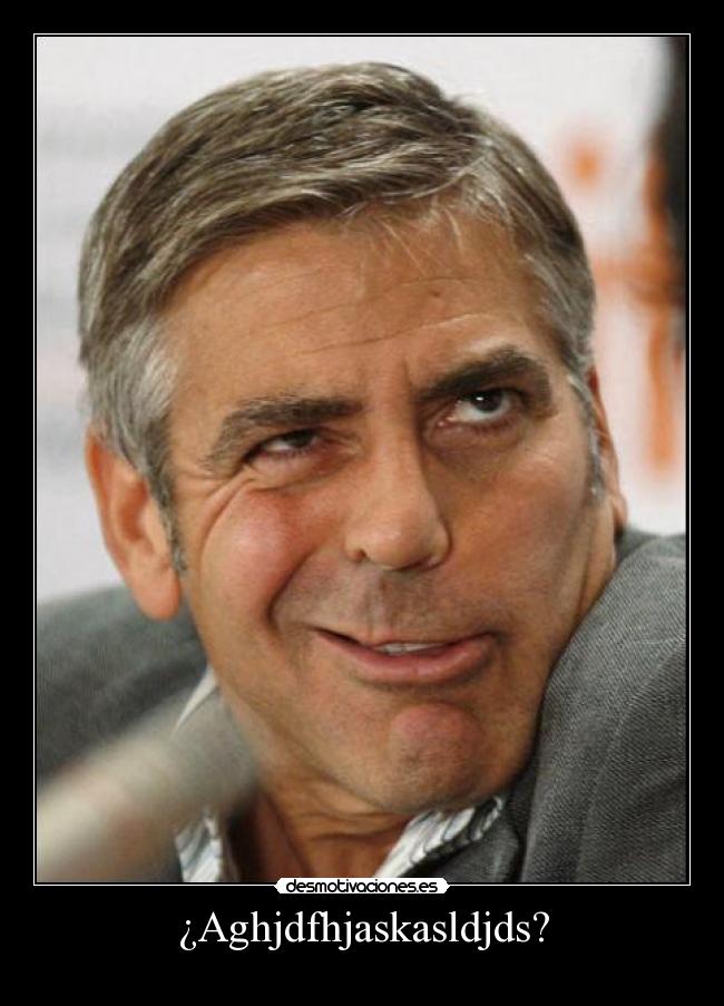 carteles george clooney caretos humor desmotivaciones