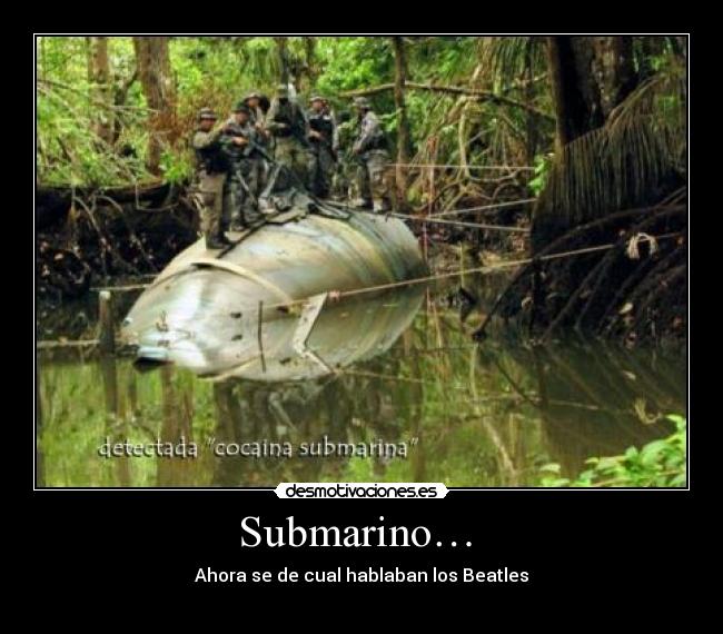 carteles submarino desmotivaciones
