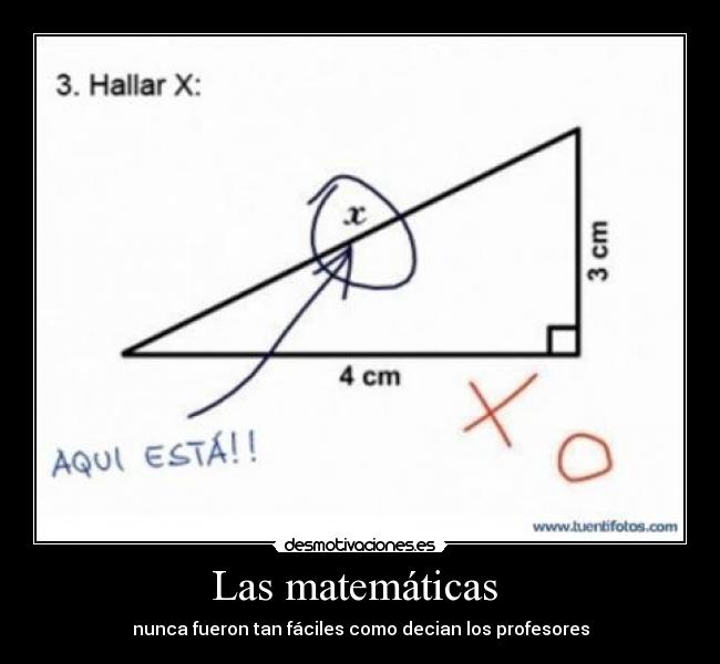 Las matemáticas  - 